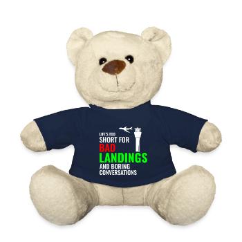 Fluglotse ATC Aviation Humor Flugzeug - Teddy - French Navy - Vorne