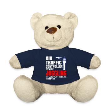 Fluglotse ATC Aviation Humor Flugzeug - Teddy - French Navy - Vorne