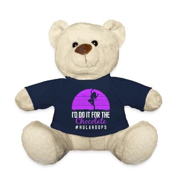 Hulahoop Sport Workout Motivation - Teddy Bear - french navy - Front