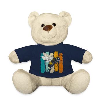 Honey Honeycomb World Saver Bee - Teddy Bear - french navy - Front