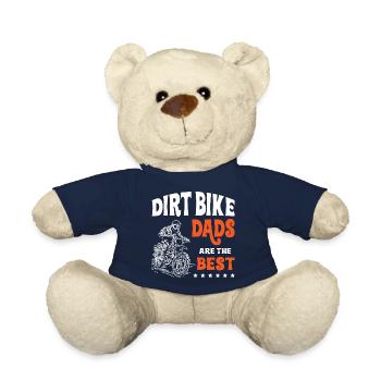 Dirt Bike Dads Are The Best Motocross - Teddy Bear - french navy - Front