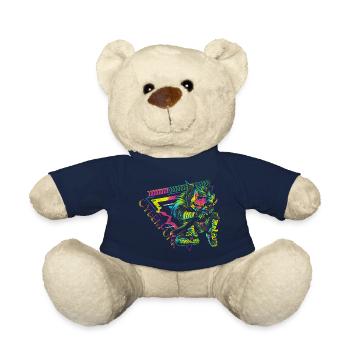 Cyborg Stil Neon Gamer - Teddy - French Navy - Vorne