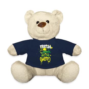 Street Art Train - Teddy Bear - french navy - Front