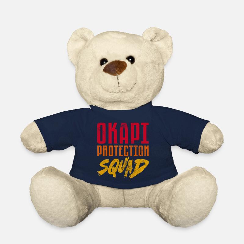 okapi protection squad Design for a animal lover - Teddy - French Navy