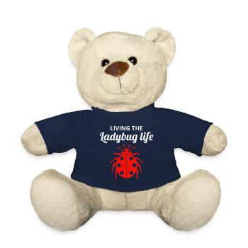 Ladybugs Insect Collector Entomology Entomologist - Teddy Bear - french navy - Front