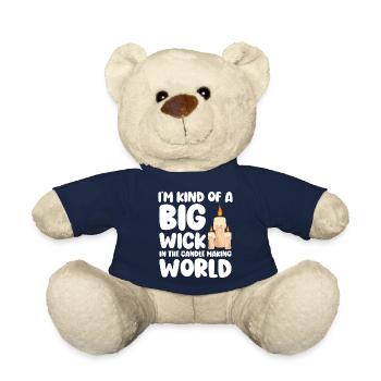 Candle Date Warm Passion - Teddy Bear - french navy - Front
