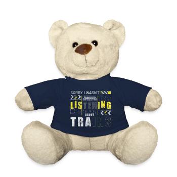 Model Train Hobby Toy Tracks - Teddy Bear - french navy - Front