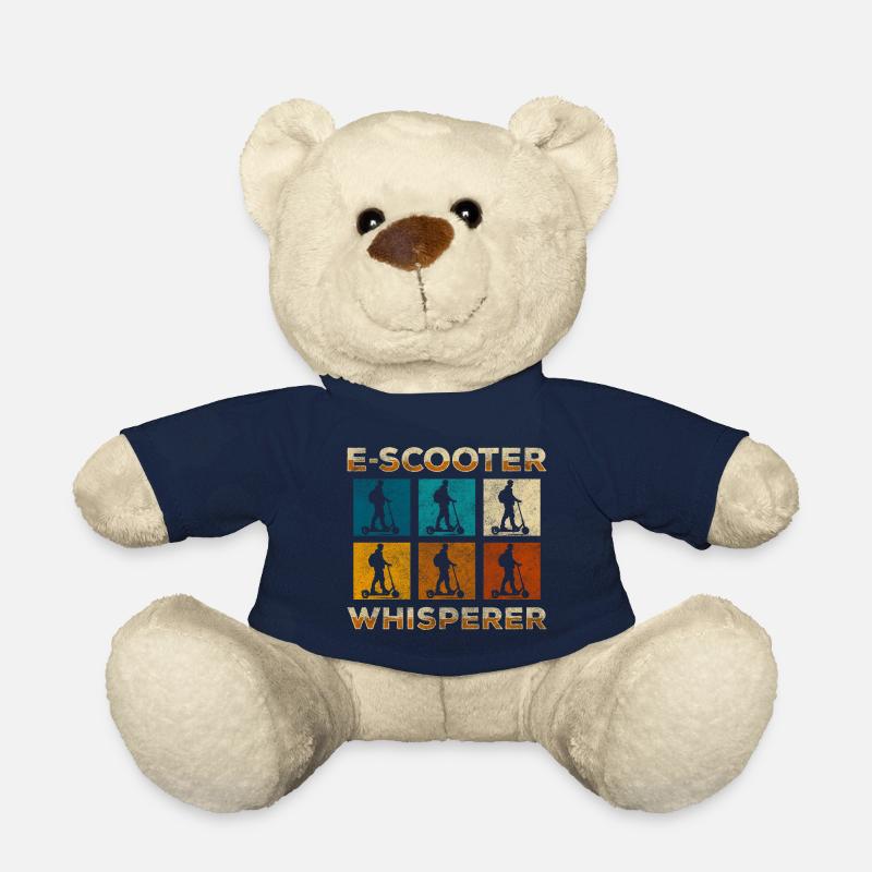 Rollerfahrer Zukunft Umwelt Speed - Teddy - French Navy