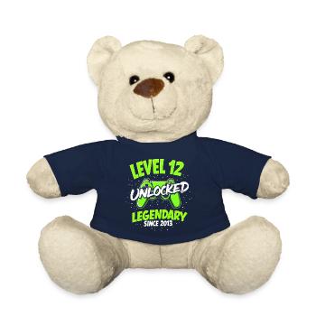 Level 12 - Young Gamer Funny 2013 - Teddy Bear - french navy - Front