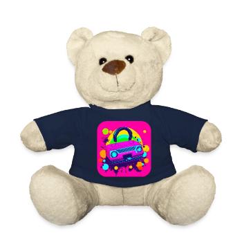 80er Retro Radio Star Nostalgie - Teddy - French Navy - Vorne