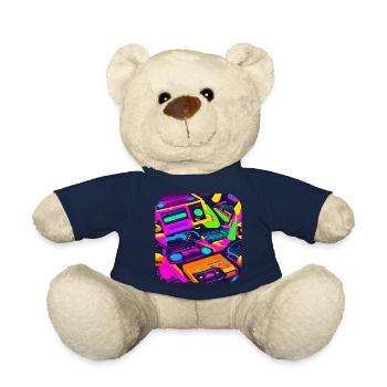 80er Party Vintage Mottoparty - Teddy - French Navy - Vorne