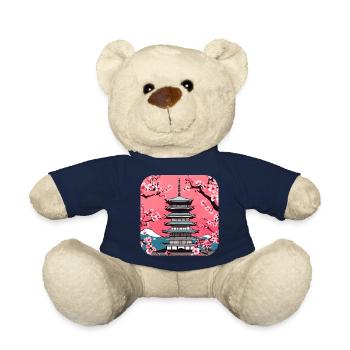 Asien Urlaub Tempel Relax - Teddy - French Navy - Vorne