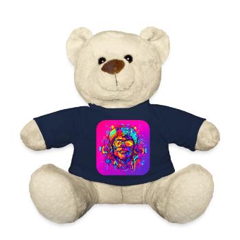 Neon Splash Kreativ Leuchtend UV Style - Teddy - French Navy - Vorne