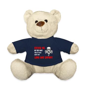 Lord & Savior Cthulhu Funny Parodie T-Shirt - Teddy - French Navy - Vorne