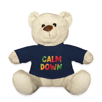 Relaxation and relaxation. Just Calm Down - Teddy Bear - french navy - Front