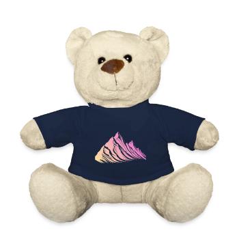 Berge Wandern Symbol - Teddy - French Navy - Vorne