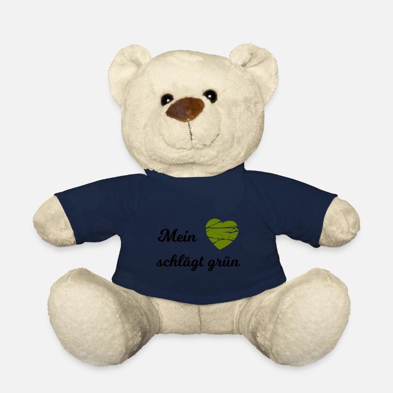 Das Herz für Grüne - Teddy - French Navy