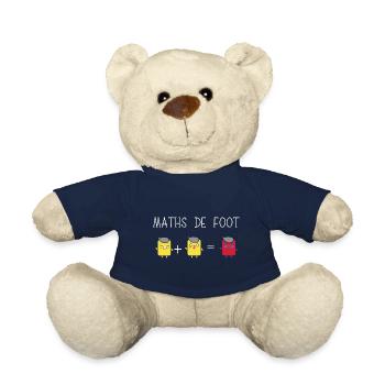 maths de foot - Nounours - bleu marine - Devant