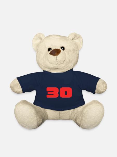 30. 30 ANS. 30e ANNIVERSAIRE. ANNIVERSAIRE 30 ANS. - Nounours - bleu marine