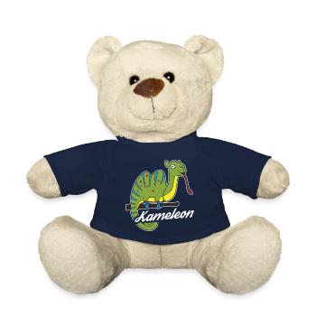 Caméléons, iguanes ou chaméléron Amours des animaux - Nounours - bleu marine - Devant