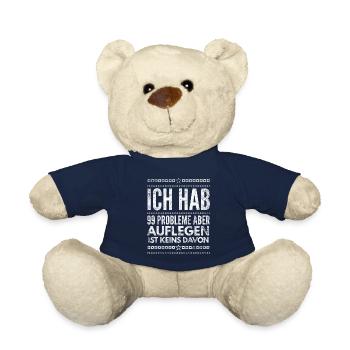 DJ Deejay Musik Techno Music Turntable Geschenk - Teddy - French Navy - Vorne