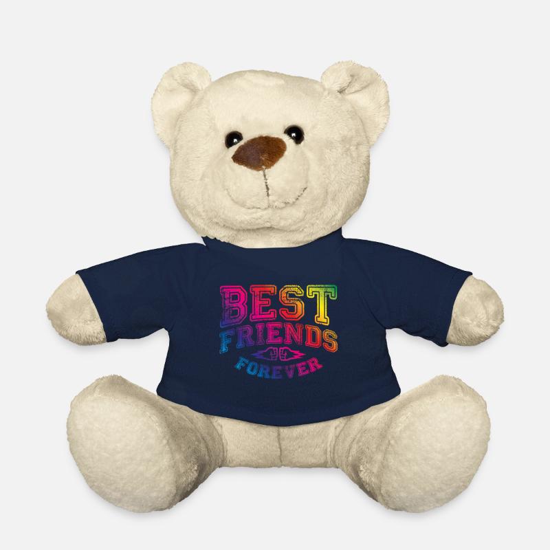 beste freunde bunt - Teddy - French Navy