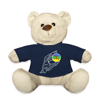 Amazigh hand flag - Teddy Bear - french navy - Front