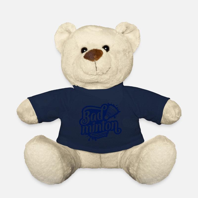 Sport de badminton - Nounours - bleu marine
