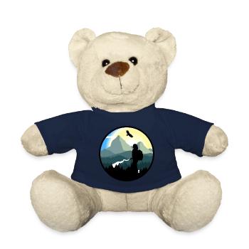 Montagnes, randonnée, nature sauvage - femme - Nounours - bleu marine - Devant