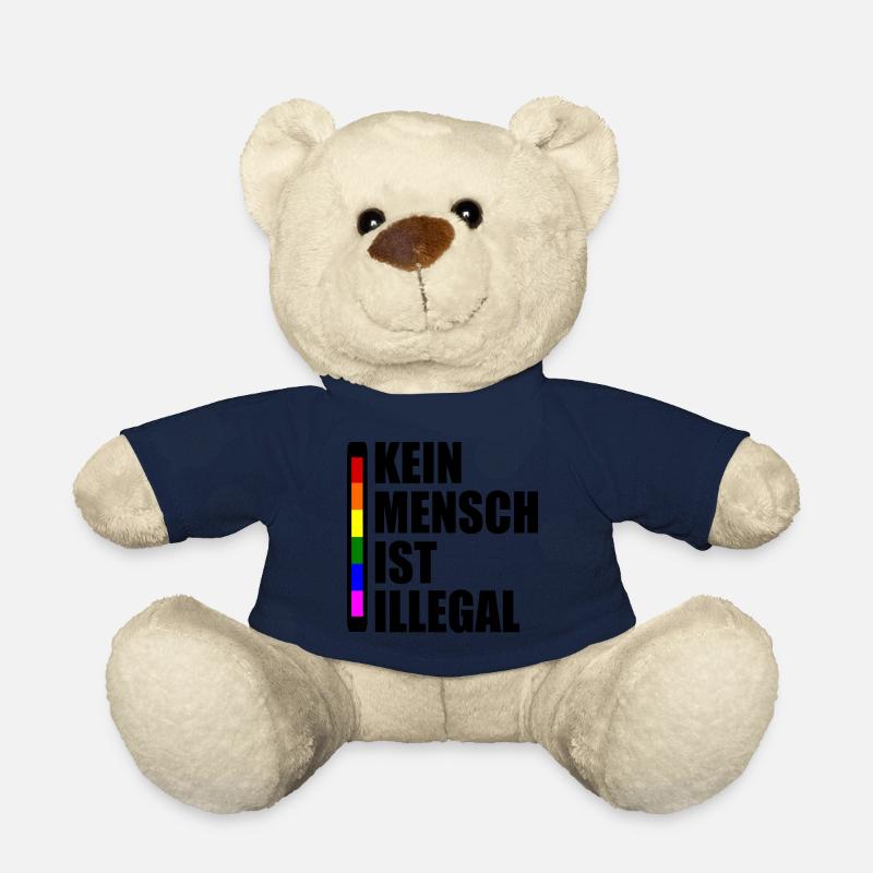 Kein mensch ist illegal - Teddy - French Navy