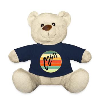 Coffee Retro Sunset - Teddy Bear - french navy - Front
