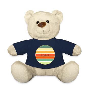 Coffee Retro Sunset - Teddy Bear - french navy - Front