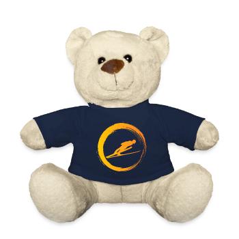 Sporty Hobby Leidenschaft Skispringen - Teddy - French Navy - Vorne