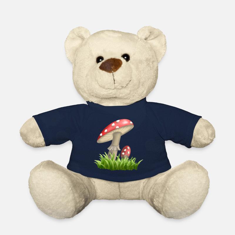 Toadstools - Teddy Bear - french navy