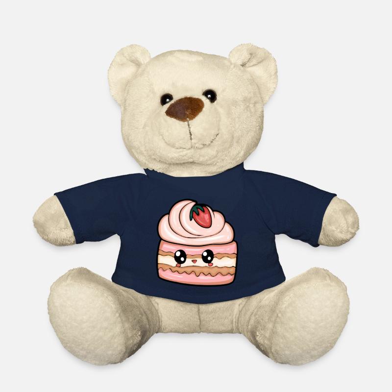 Leckeres Stück Erdbeerkuchen - Teddy - French Navy