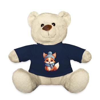 Tiere im Winter Fuchs - Teddy - French Navy - Vorne