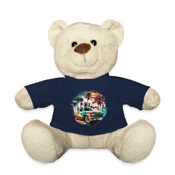 Lowrider im Sonnenuntergang mit Palmen am Strand - Teddy - French Navy - Vorne
