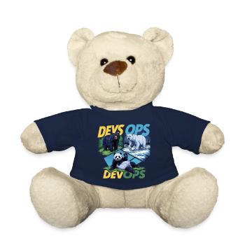 Devops - Teddy Bear - french navy - Front
