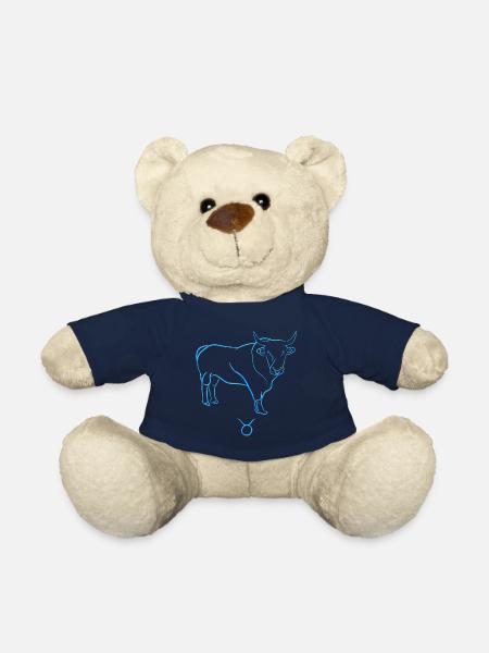 Bœuf - Nounours - bleu marine