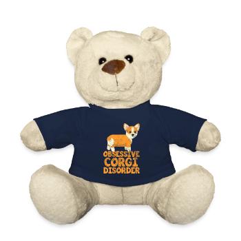 Désordre corgi obsessionnel - Nounours - bleu marine - Devant