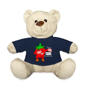 Strawberry sassy fruit - Teddy Bear - french navy - Front