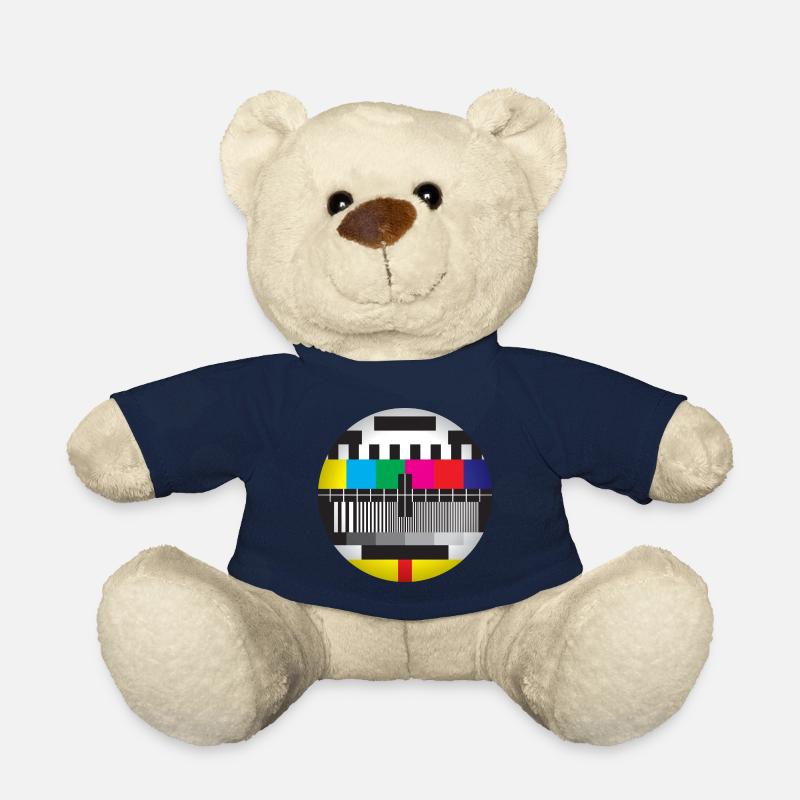 test card - Teddy Bear - french navy