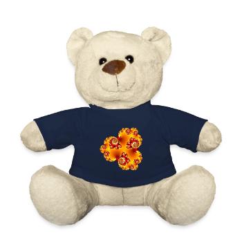 Fractal # 206_2 - Teddy Bear - french navy - Front