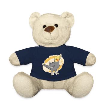 Cockatiel Cinnamon - Teddy Bear - french navy - Front