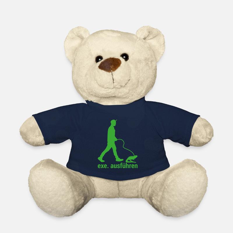 Exe Echse ausfuehren Admin Sysadmin Geschenk - Teddy - French Navy