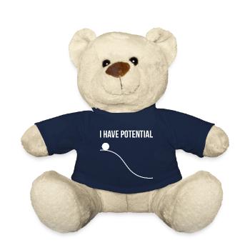 I have potential Lehrerin Geschenk Student Schule - Teddy - French Navy - Vorne