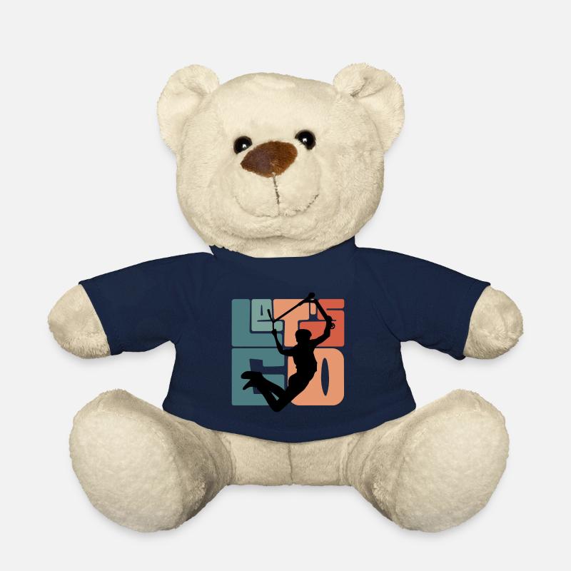 Let's go - Nounours - bleu marine