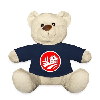 Farm Harvest Circle - Teddy Bear - french navy - Front
