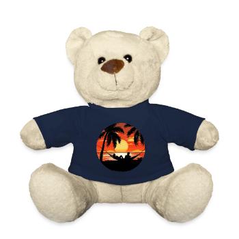 Sunset Serenity - Teddy Bear - french navy - Front