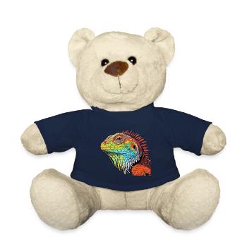 Iguanische Lebendige Farben - Farbenfrohe - Teddy - French Navy - Vorne